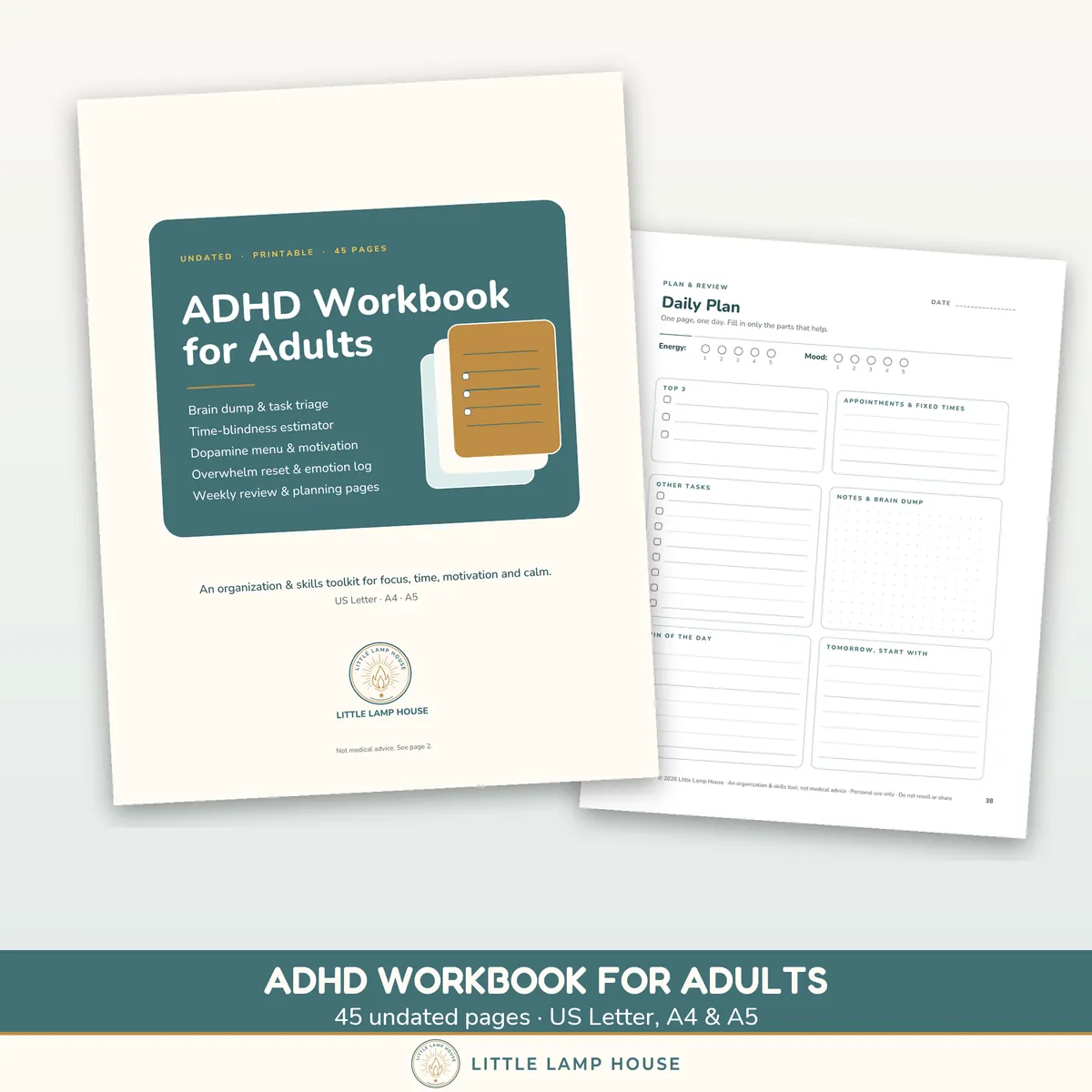 Adult ADHD Workbook: cover
