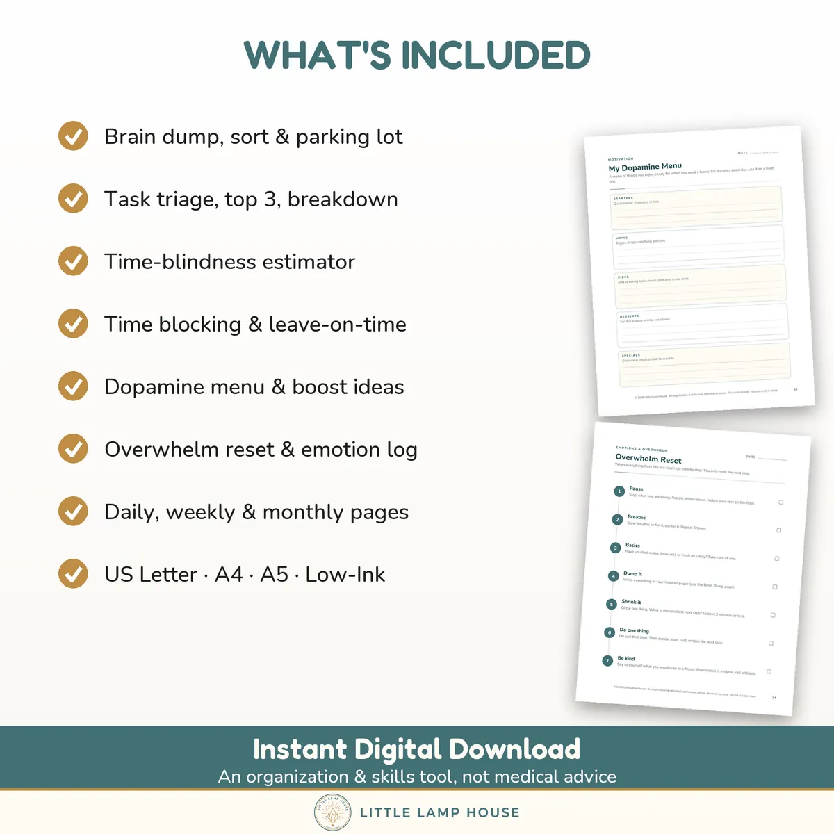 Adult ADHD Workbook: how it works