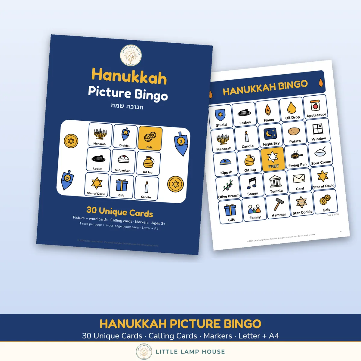 Hanukkah Bingo: cover