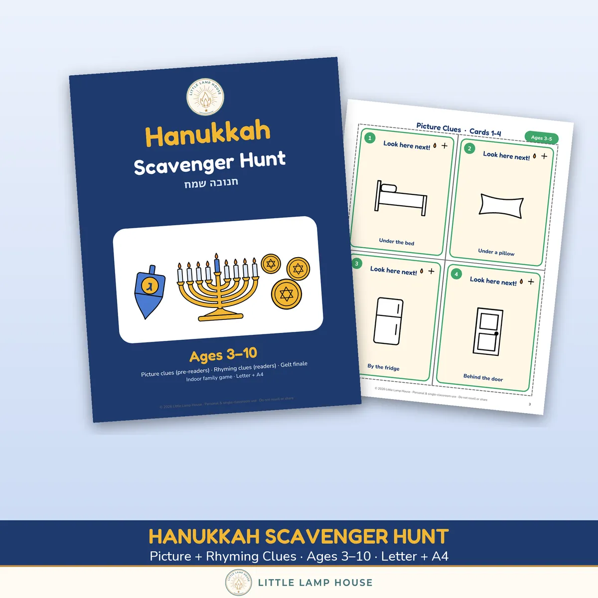 Hanukkah Scavenger Hunt: cover